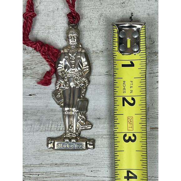 VINTAGE Oneida 1991 “Marley’s Ghost” Sterling Silver Christmas Ornament W/Box - Picture 5 of 6